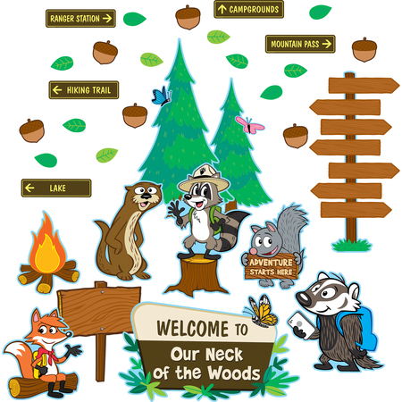 TEACHER CREATED RESOURCES Ranger Rick® Welcome to Our Neck of the Woods Bulletin Board TCR3516